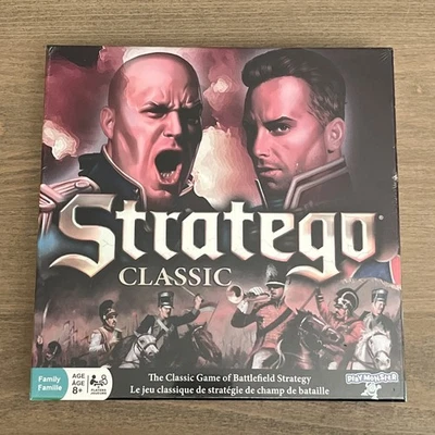 Stratego Classic Board Game Battlefield PlayMonster Sealed  Imperfect Box - Image 1 of 4