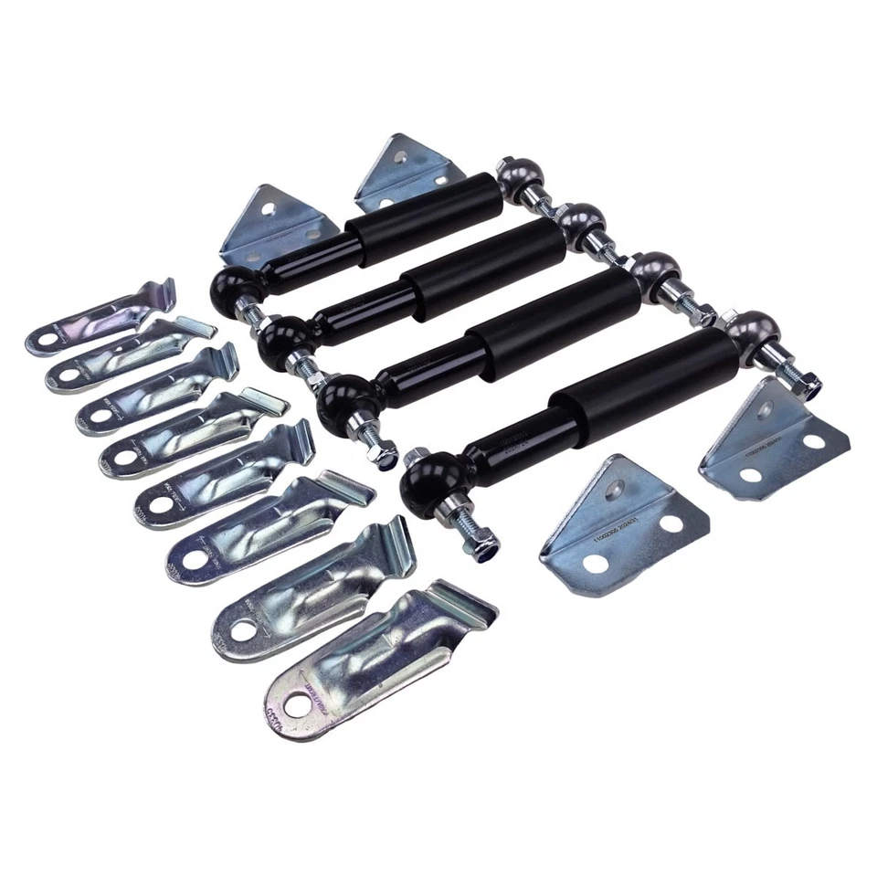 Tandem universal Rad Stoßdämpfer Set schwarz bis 3000kg für PKW Anhänger - Bild 1 von 4