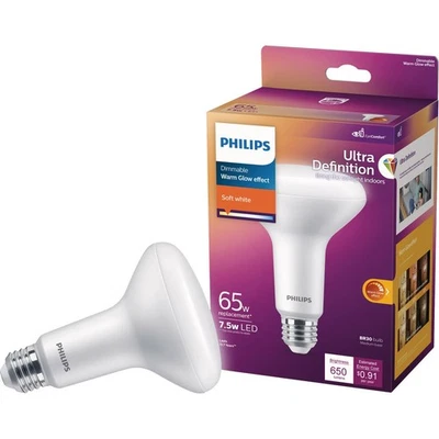 Philips 65w Br30 Sw Wg Led Bulb 576520 Philips 576520 046677576523 - Image 1 of 4