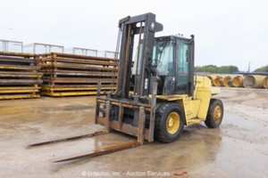 Hyster H210Xl 21,000 Lbs Industrial Yard Forklift Lift Truck Cab Diesel bidadoo