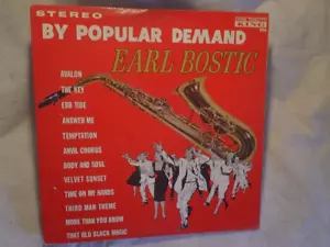 1961 EARL BOSTIC-By Popular Demand LP, king 786,body & soul,velvet sunset,avalon - Picture 1 of 5