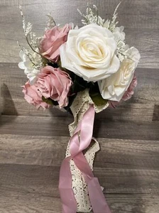 1PC Artificial Bridal Bouquet Decor Bride Bouquet Wedding Bride Flowers Bouquets - Picture 1 of 7