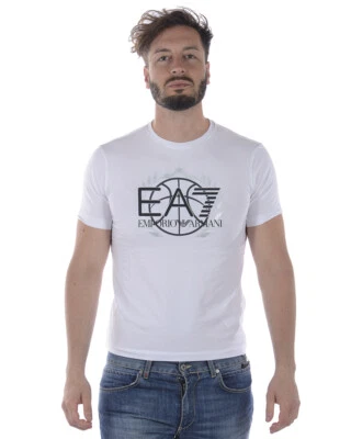 Camiseta Moletom Emporio Armani EA7 Homem Branco 3ZPT93PJ03Z 1100 Tamanho P FAZER OFERTA - Imagem 1 de 4