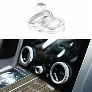 For Range Rover Sport Silver AC Volume Knob Ring Alloy Center Console 2018-2022 - Picture 1 of 6