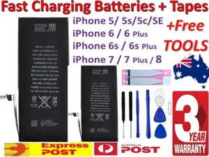 iPhone 14 13 12 Pro Max 6 7 8 PLUS X High Capacity Battery Replacement For Apple - Photo 1 sur 5