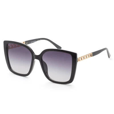 Skechers Women's 58mm Shiny Black Sunglasses SE6234-01B - Image 1 of 2