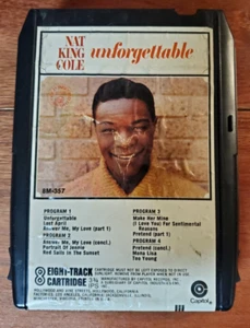 Nat King Cole Unforgettable 8-Track Tape New Pads & Sencing Tape! - Picture 1 of 4
