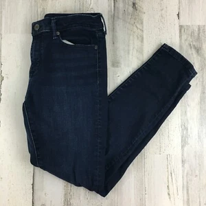 Womens Banana Republic Dark Blue Skinny Ankle Jeans Size 29 - Picture 1 of 18