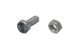 Neuf 10 X Ensemble de Boulons Hex Vis 4.8 Grade M6 16mm BZP Plaqué Zinc - - Bild 1 von 1