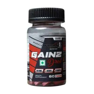 Gainz Drol Muscle Gain 60 Tablets For Energy, Strength FS - Picture 1 of 2