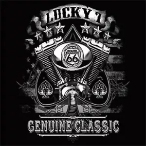 CAMISETA DE BOLSILLO LUCKY 7 BICICLETAS BOOZE BROCHAS NEGRA - Imagen 1 de 2