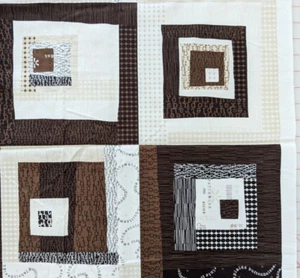 35" x 44" WORDPLAY Cotton Fabric by BENARTEX - Picture 1 of 7