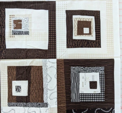 35" x 44" WORDPLAY Cotton Fabric by BENARTEX - Image 1 of 4