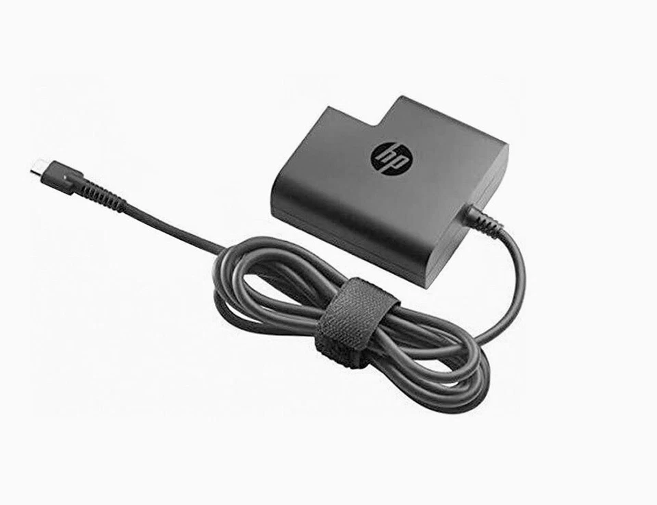 Genuine HP 45W USB-C Power Adapter 918338-003, ADP-45VE, TPN-DA07, 860210-850 - Image 1 of 4