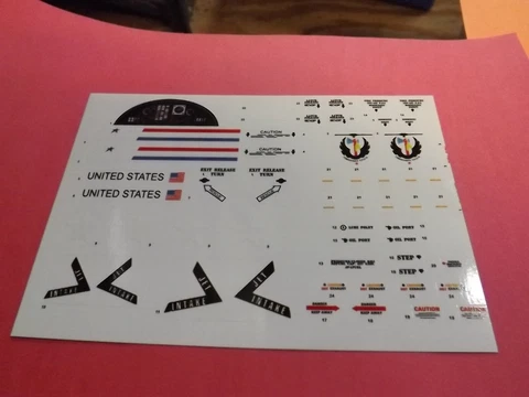 Fits Vintage 86 Tomahawk Helicopter Decal Sticker Sheet Custom Die Cut Free Ship Cover