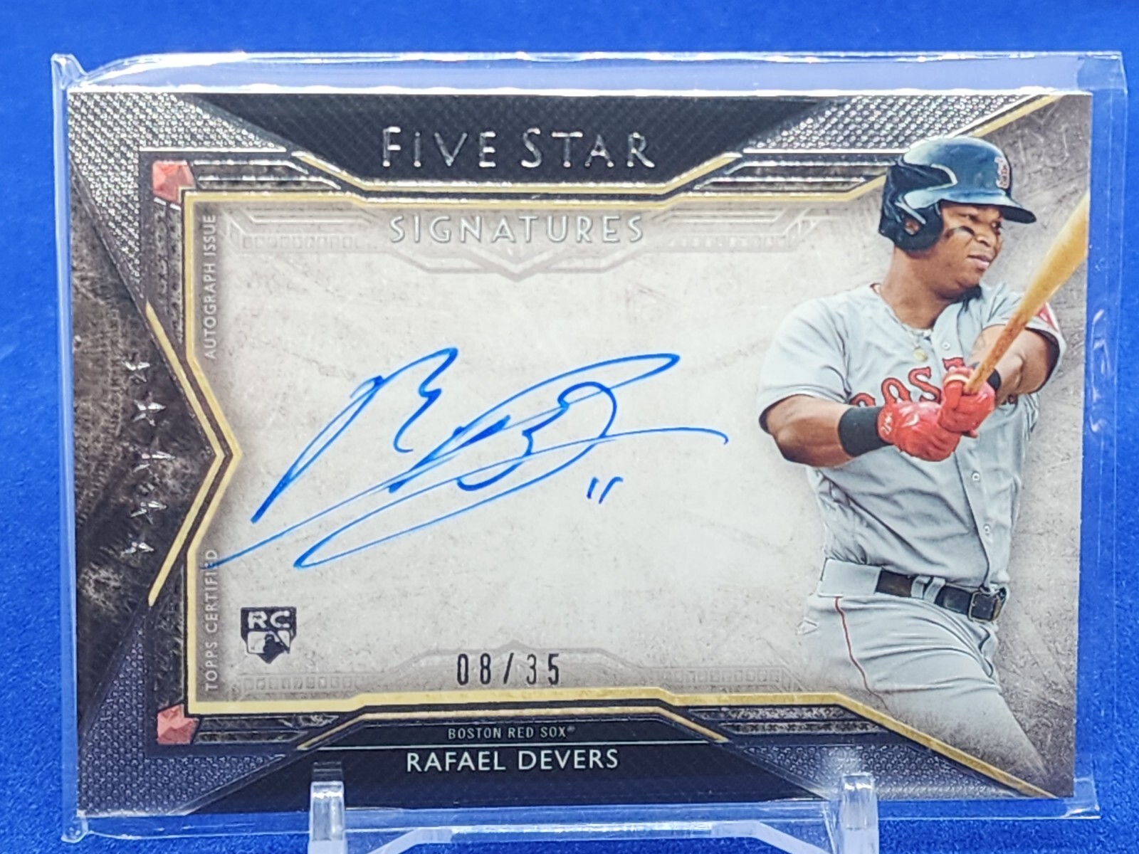 Rafael Devers 2018 Topps Five Star Signatures Rookie Autograph /35