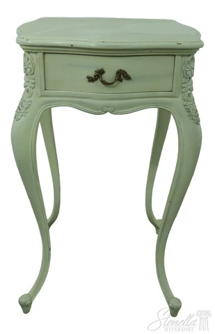 F53984EC: French Style Painted Finish 1 Drawer Nightstand Cover