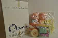 Gerber Birthday Baby Twins 6" – Factory Sealed – 1992 - Item No.59306H