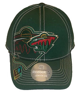 Reebok Nhl Minnesota Wild Fitted Flexfit Hat