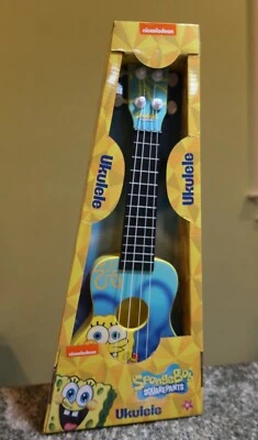 Nickelodeon SpongeBob SquarePants Ukulele New In Box Kids Instrument - Image 1 of 2