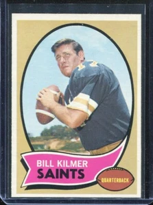 1970 Topps Football # 166 Bill Kilmer (NM) Near Mint - Picture 1 of 2