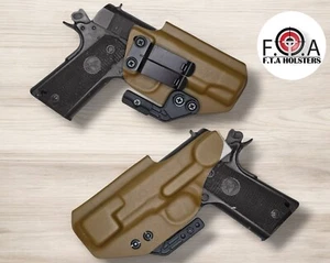 IWB Kydex Holster Optics-Ready – Claw, Cant, Wedge – Coyote Brown Concealment - Picture 1 of 4