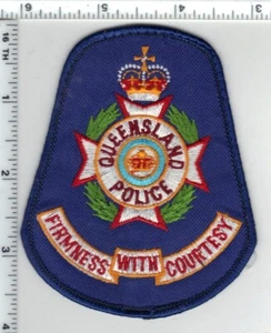 Queensland Police (Australien) Schulteraufnäher "With Courtesy" - Bild 1 von 1