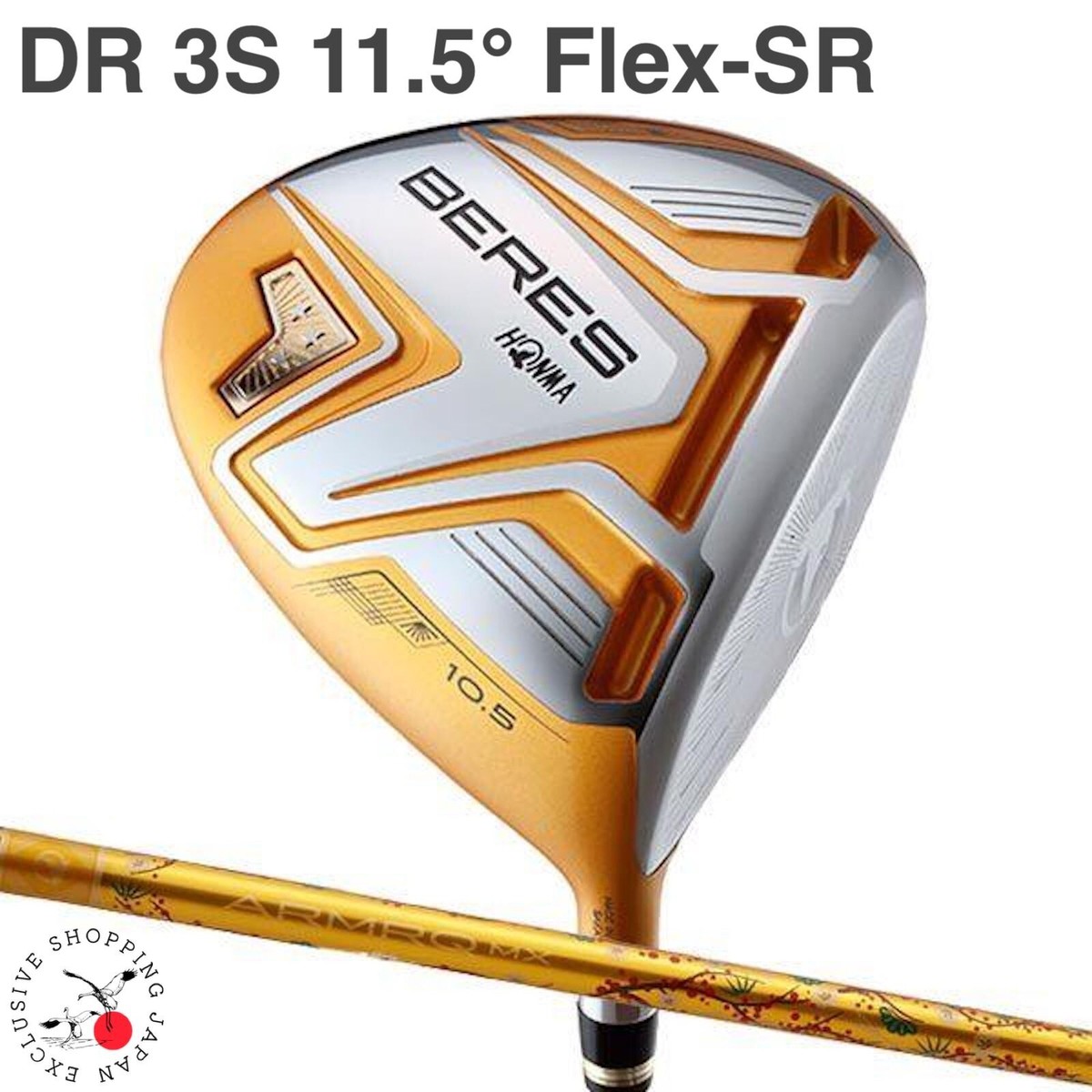 BERES（2019）11.5° 3S ARMRQ 42 SR HONMA Golf Men Beres 07 2019 Driver 11.5° 3S 3Star ARMRQ 42