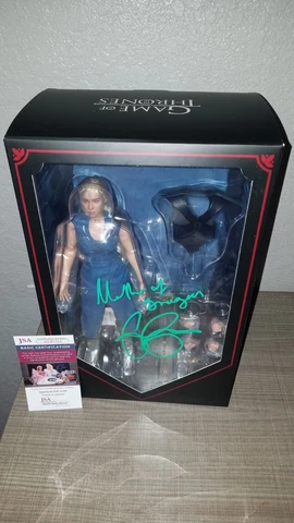 GAME OF THRONES DAENERYS TARGARYEN THREEZERO SIGNED EMILIA CLARKE GOT 1/6 Cover