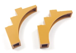 LEGO x2 Medium Nougat Arch 1x5x4 Continuous Bow 2339 Set 76388 60419 41721 41756 - Imagen 1 de 1