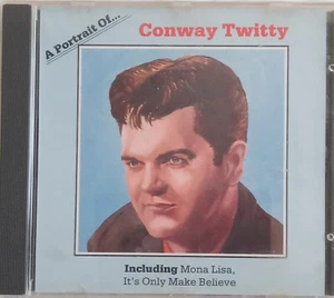 Conway Twitty Portrait mit Mona Lisa, It's Only Make Believe, Halfway To Heaven - Foto 1 di 2