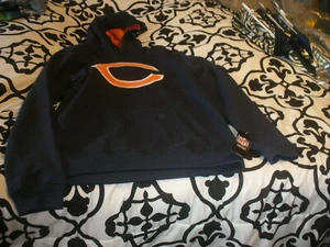 NFL Chicago Bears Unisex Hoodie Navy/Orange NWT CHOICE Sz LADY Sm,M, YOUTH Lg,Xl - Picture 1 of 4