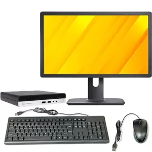 Computer desktop HP i5 mini PC 16 GB RAM 1TB HDD monitor Windows 10 Wi-Fi - Foto 1 di 6
