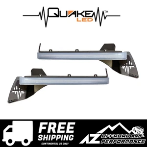 Quake LED Slim Fender Chop Kit DRL Sequen Turn Signal Lights for JL JLU Sahara - Picture 1 of 11