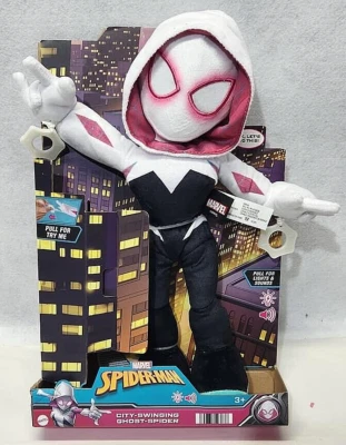 Marvel Spider-Man - Peluche City Swinging Ghost Spider con luces y sonidos - NUEVO Foto 1 de 2