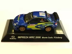 WOW ESTREMAMENTE RARO Subaru Impreza S12 Solberg M.Carlo 2006 WRC 1:64 CM's Kyosho - Foto 1 di 3