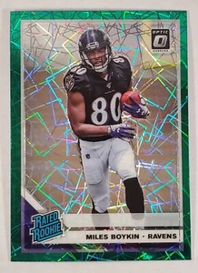 Donruss Optic 2019 novato clasificación velocidad verde millas radiocontrol Boykin Ravens #180 - Imagen 1 de 2