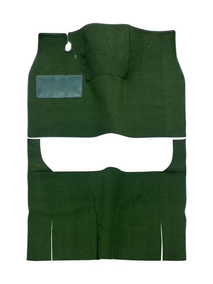 Kit de alfombras delanteras y traseras DeSoto Firedome 1953-1954 2 puertas negro gris tostado Foto 1 de 4