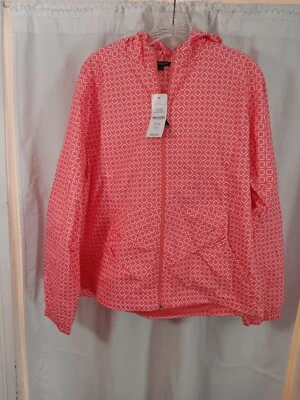 Chaqueta de lluvia Hannah cortavientos para mujer grande manga larga con capucha Foto 1 de 3