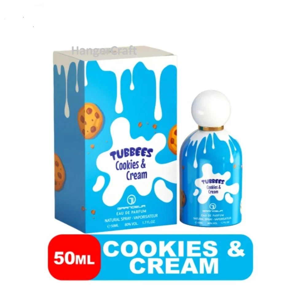 Tubbees Cookies & Cream By Grandeur 50ml EDP Scented Kids Children's Perfume NEW