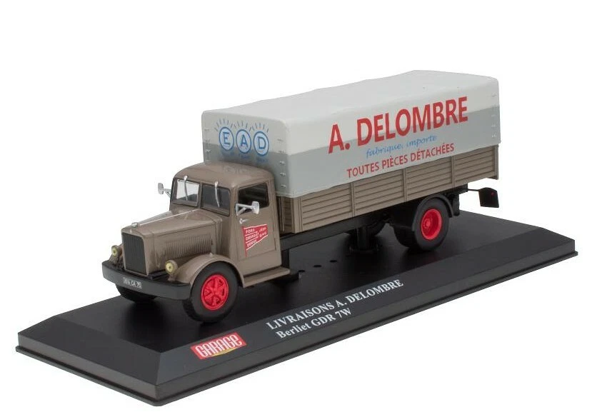 Berliet GDR 7W LIVRAISONS A. DELOMBRE	HGA018   HACHETTE 1:43 New! - Image 1 of 1