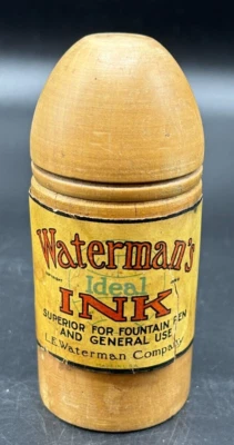 Contenedor de viaje de madera Waterman's Ink - Botella de tinta portátil - Pluma estilográfica - De colección Foto 1 de 4
