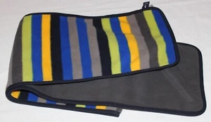 GAP Kuscheliger Fleeceschal NEU blau-grau-grün-gestreift - Afbeelding 1 van 1