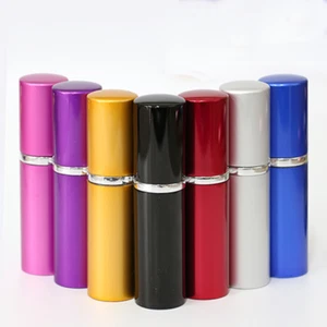 Lotes Bomba Perfume Portátil Vidrio Recargable Spray Botella Aluminio Vacía 5ml/10ml - Imagen 1 de 12