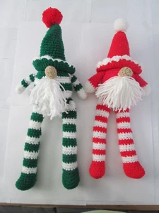 Gnomes/ 2 Christmas Gnomes Handcrafted large size NEW /Clearance/Reduced Price - Picture 1 of 6