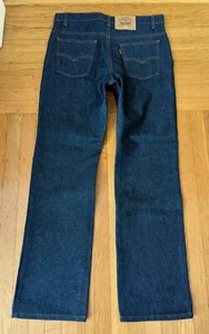 NEW OLD DEADSTOCK LEVI GENUINE VINTAGE 1990's ORANGE TAB 517 JEANS 34 USA MADE - Picture 1 of 9