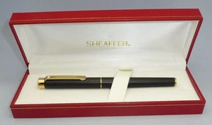 Matte Black Sheaffer Targa Rollerball Pen, Mint - Picture 1 of 2