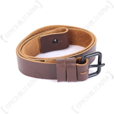 WW2 Japanese Arisaka Type 99 Leather Rifle Sling - Reproduction - Image 1 of 4