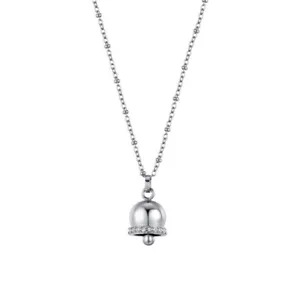 Collana Donna Luca Barra In Acciaio Con Campanella CK1757 - Foto 1 di 3