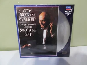 ANTON BRUCKNER Symphony No. 7 CHICAGO SYMPHONY ORCHESTRA GEORG SOLTI LASERDISC - Picture 1 of 2